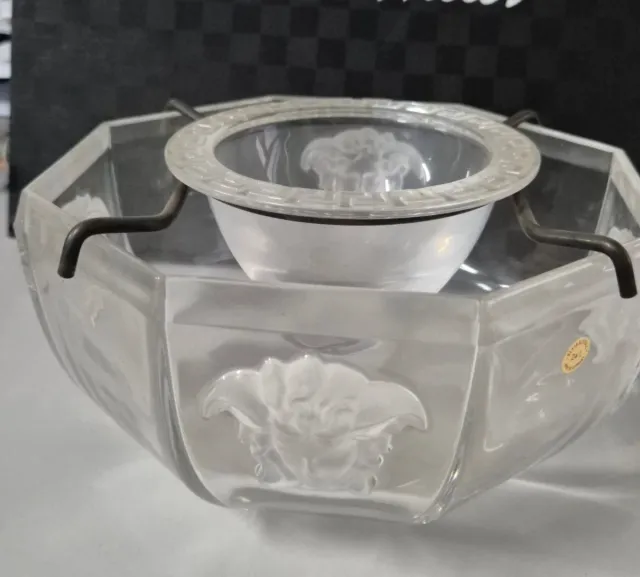 Cuenco Versace para caviar de cristal Bleik