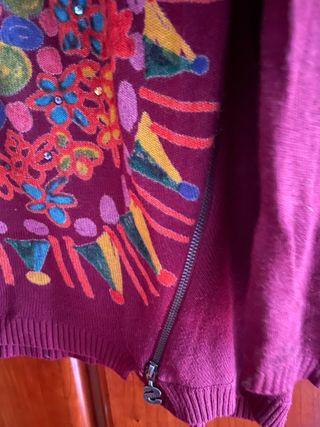 Jersey Desigual Multicolor Cremalleras Laterales T