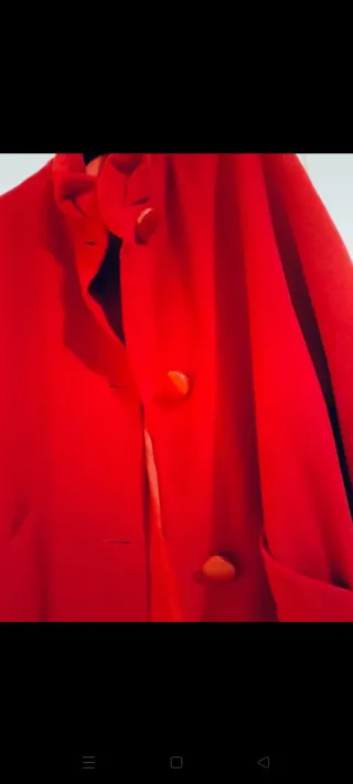 Cappotto donna rosso Cashmere