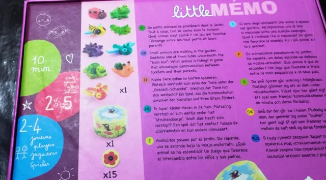 Juego de memoria Little Memo Djeco