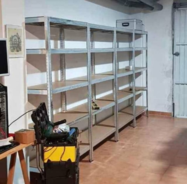 Estantería galvanizada