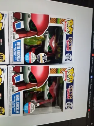 Funko Pop Sonic Metal Knuckles 1015