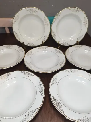 7 Antiguos Platos Hondos Franceses Luneville