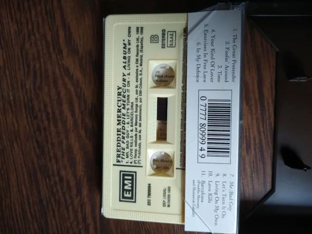 Cassetta Freddie Mercury