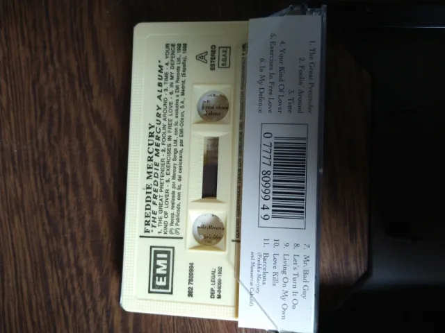 Cassetta Freddie Mercury