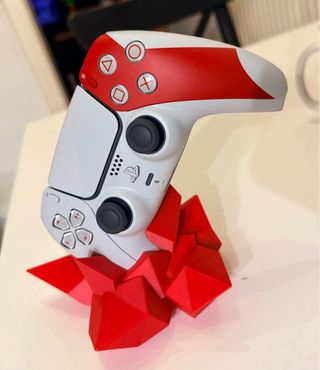 Soporte Mando PS5 Cristal Rosa