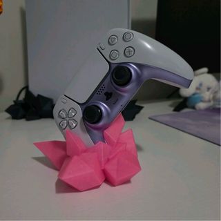 Soporte Mando PS5 Cristal Rosa