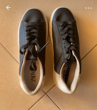 Zapatos Zara negros y blancos