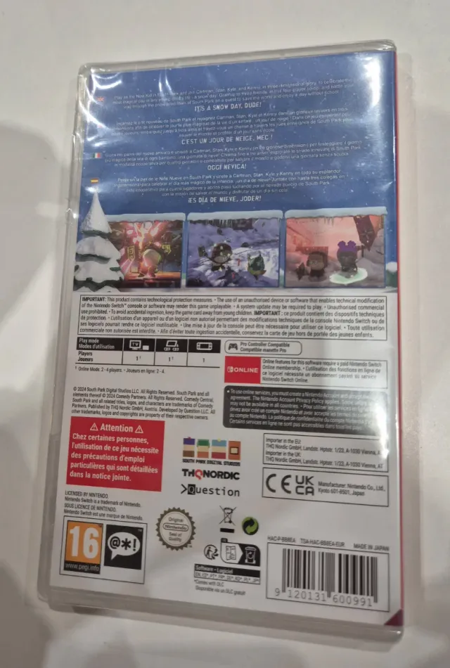 South Park Snow Day! Nintendo Switch precintado