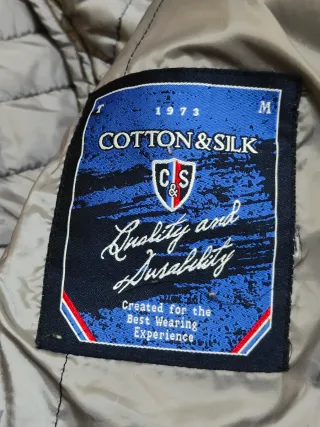 COTTON&SILK piumino imbottito sportivo uomo tg. M