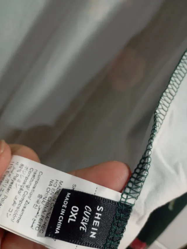 Blazer verde floral talla XL