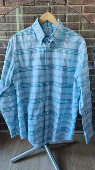 Camisa cuadros Brooks Brothers hombre