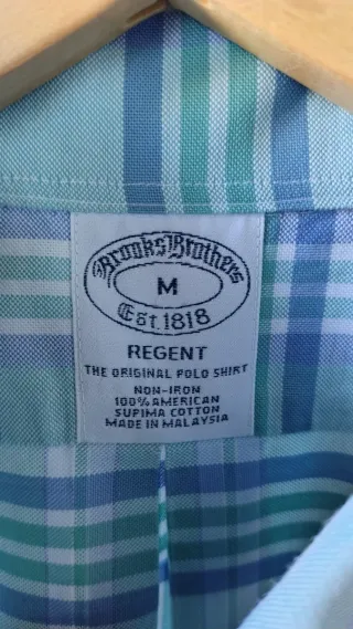 Camisa cuadros Brooks Brothers hombre