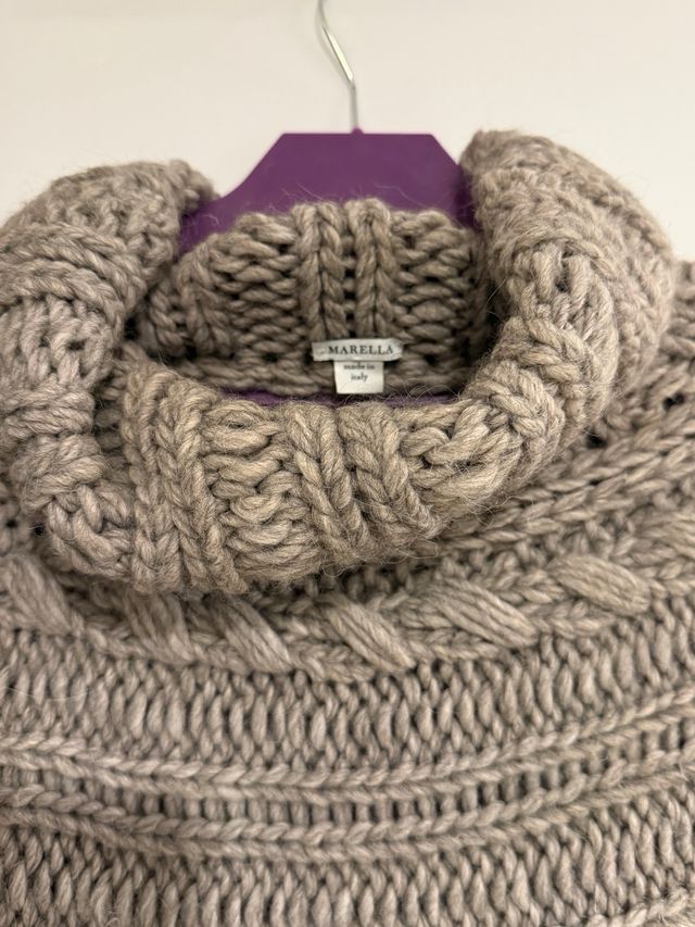 Jersey Marella Lana y Alpaca Cuello Alto