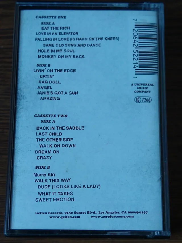 Cassette Aerosmith