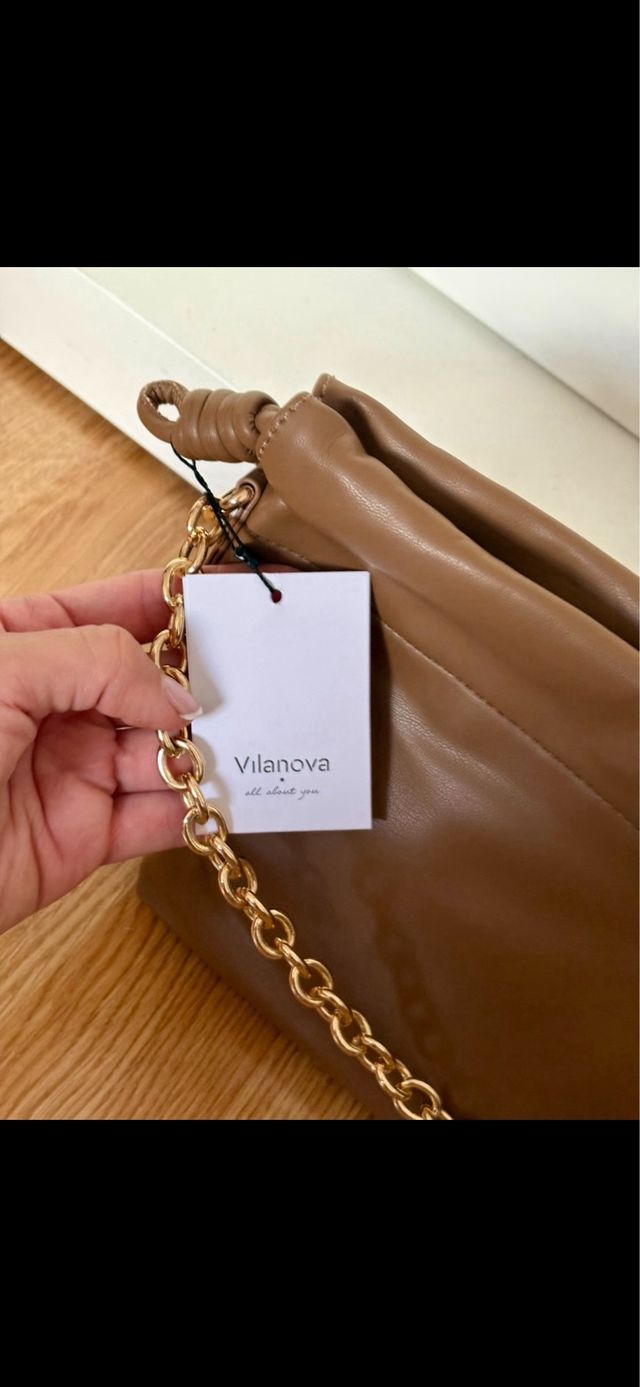 Bolso Cortefiel marrón