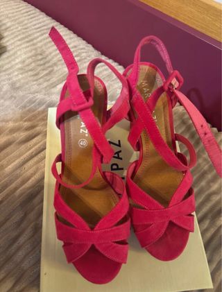 Zapatos de tacón Marypaz fucsia talla 40