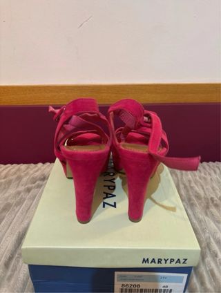 Zapatos de tacón Marypaz fucsia talla 40