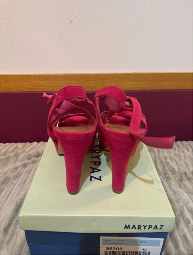 Zapatos de tacón Marypaz fucsia talla 40