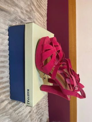 Zapatos de tacón Marypaz fucsia talla 40