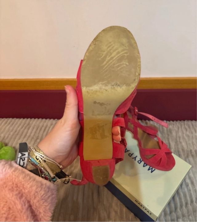 Zapatos de tacón Marypaz fucsia talla 40