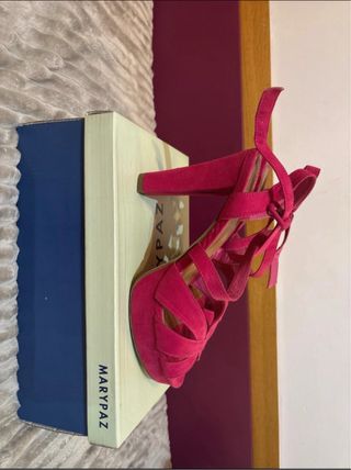 Zapatos de tacón Marypaz fucsia talla 40