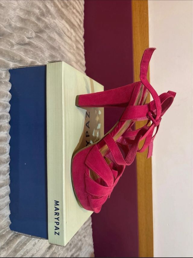 Zapatos de tacón Marypaz fucsia talla 40