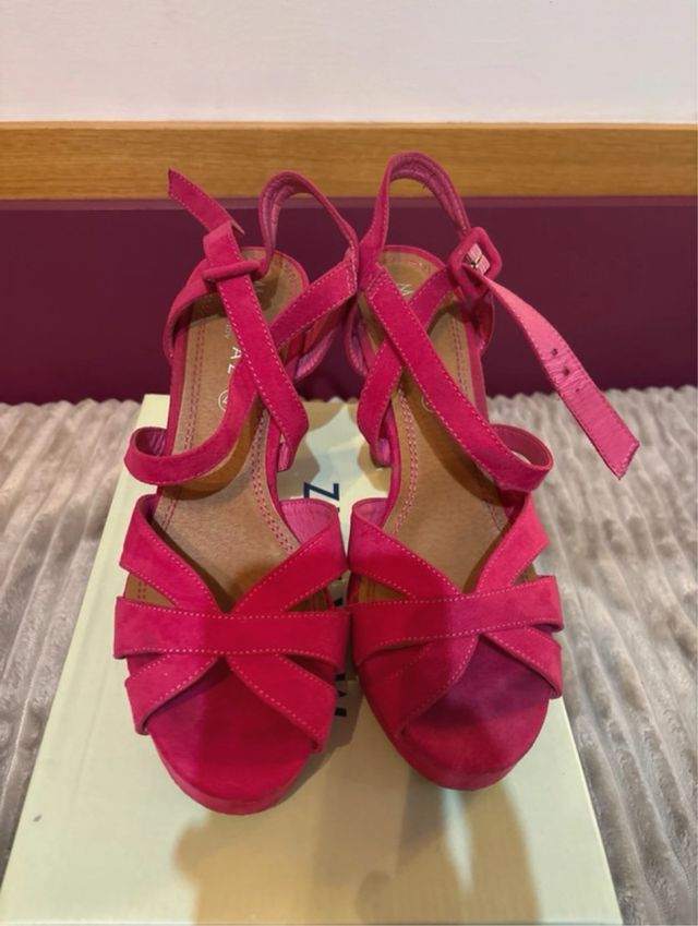 Zapatos de tacón Marypaz fucsia talla 40