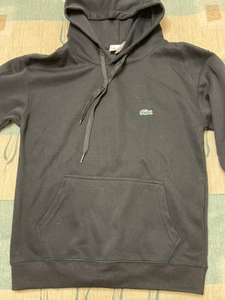Sudadera Negra Lacoste