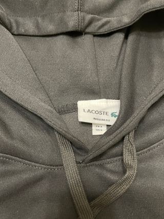 Sudadera Negra Lacoste