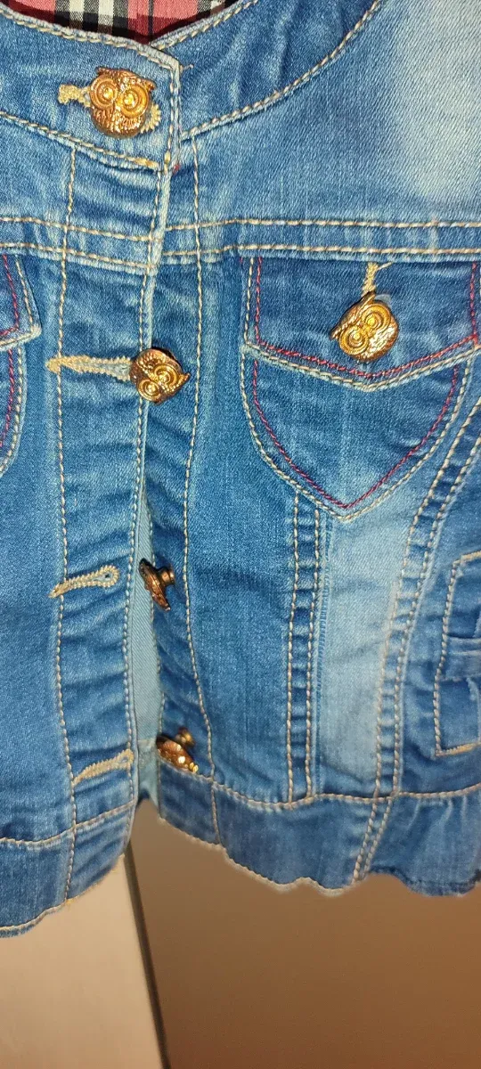 Chaqueta vaquera bebé 18M