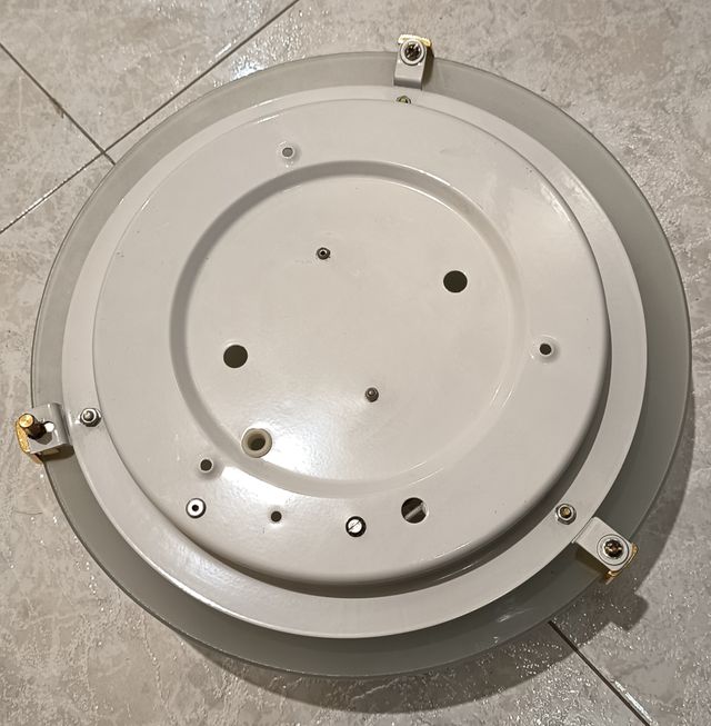 Plafón halógeno 30cm con bombilla