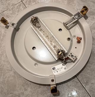 Plafón halógeno 30cm con bombilla