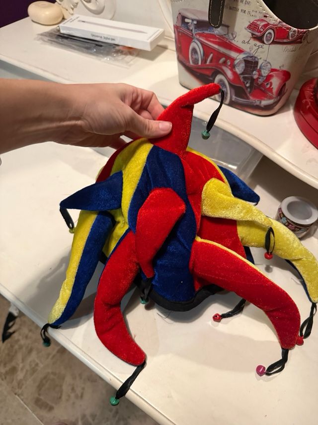 Sombrero arlequín divertente