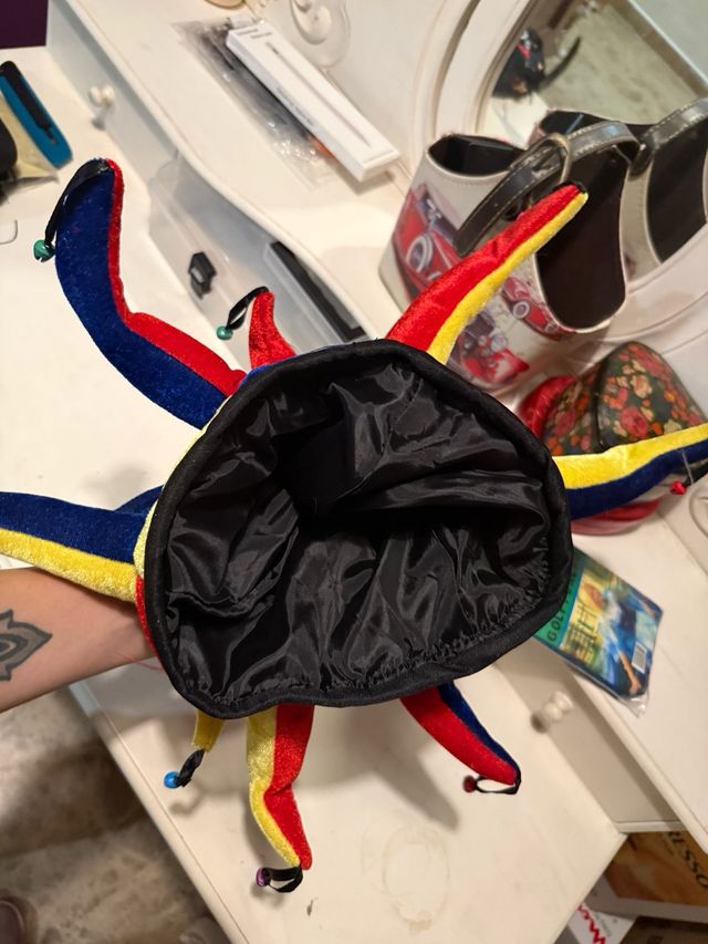 Sombrero arlequín divertente