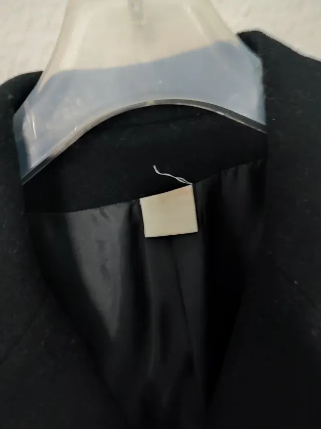 Abrigo Negro Mujer M