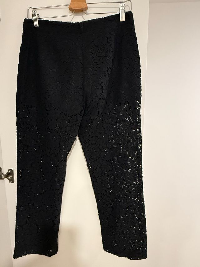 Pantalones Dixie encaje negro transparentes