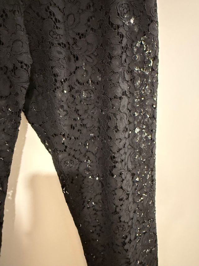 Pantalones Dixie encaje negro transparentes