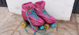Patines de niña Soy Luna rosas