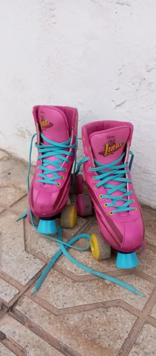 Patines de niña Soy Luna rosas