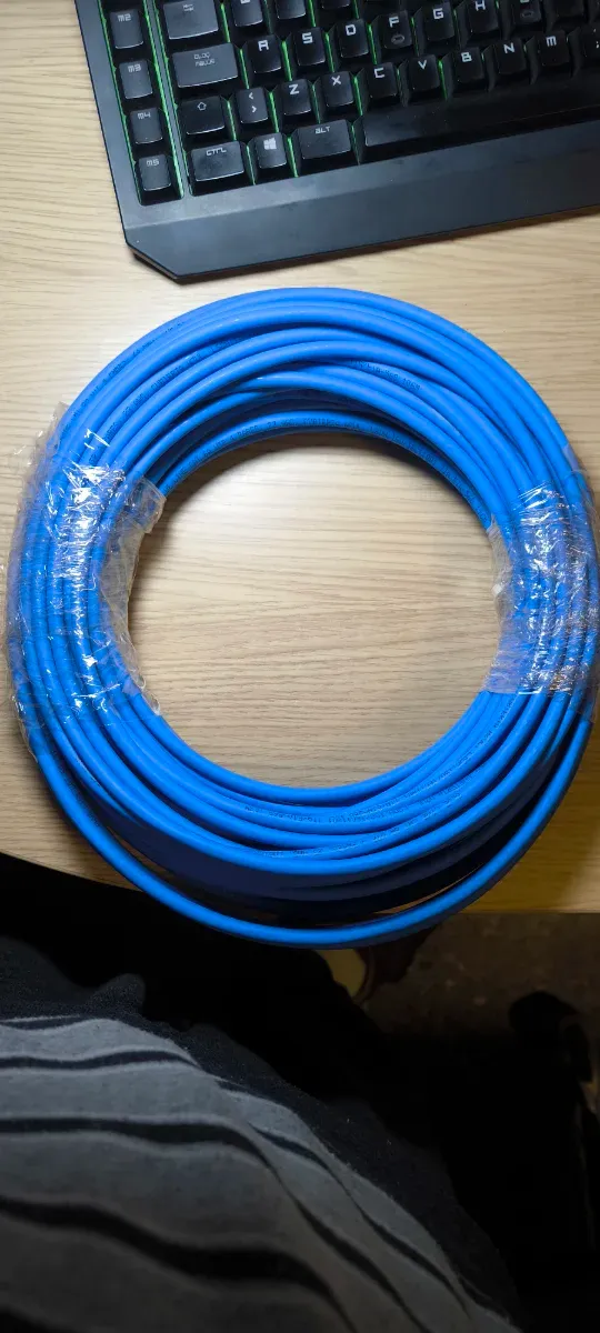 Cavo Red UTP Cat 6A 25m 4 Coppie Blu