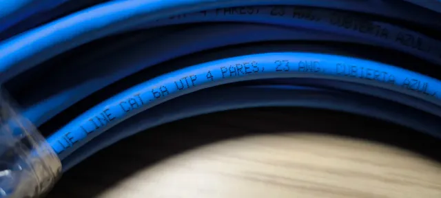 Cavo Red UTP Cat 6A 25m 4 Coppie Blu