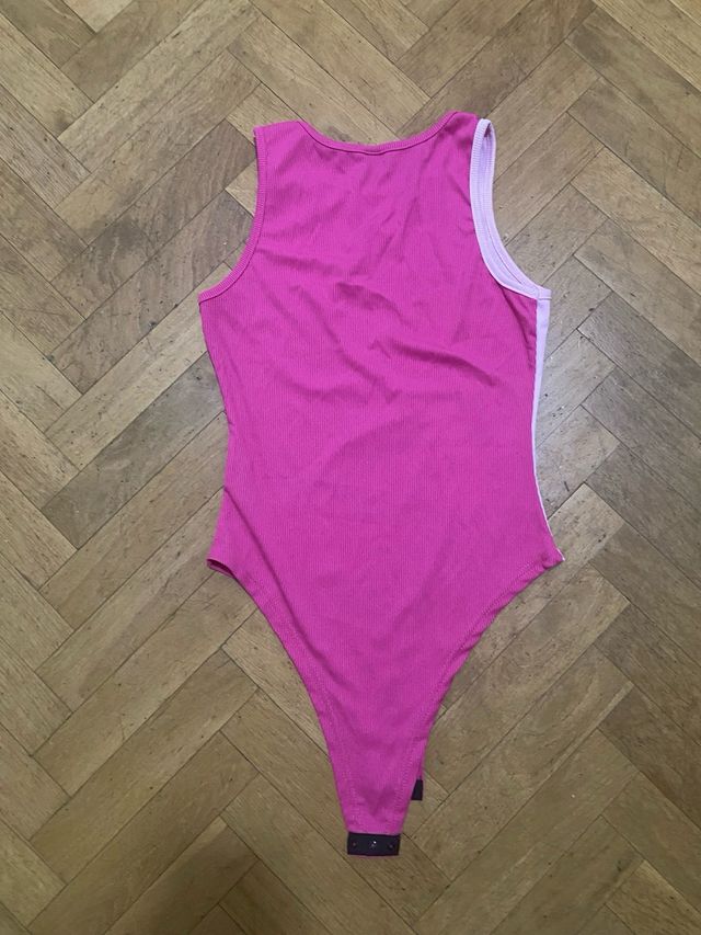 Body SHEIN bicolor rosa y fucsia