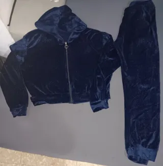 Conjunto chándal mujer azul brillante