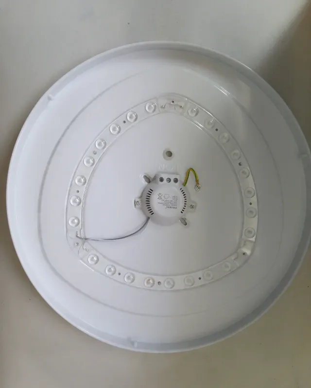 Plafón redondo bianco