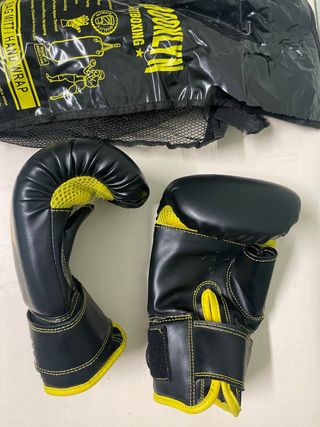 Guantes Boxeo Brooklyn Fit Boxing Negro/Amarillo