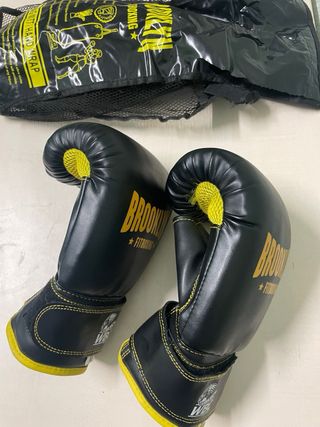 Guantes Boxeo Brooklyn Fit Boxing Negro/Amarillo