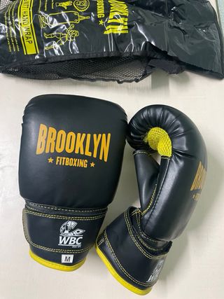 Guantes Boxeo Brooklyn Fit Boxing Negro/Amarillo