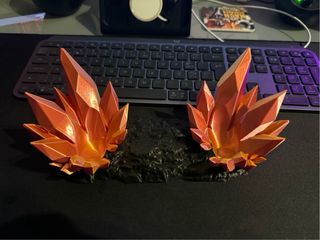 Soporte mando PS5 morado cristal