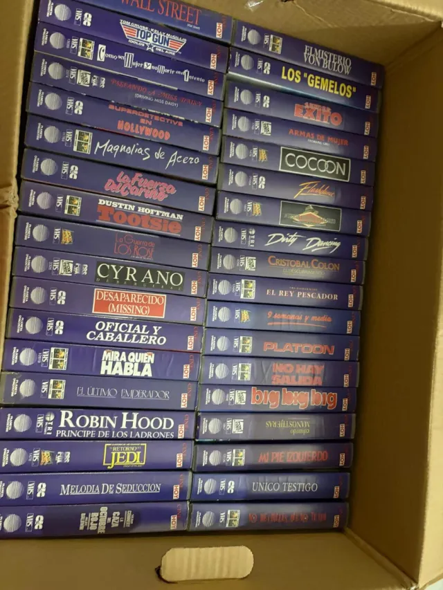 Lote Películas VHS Clásicas